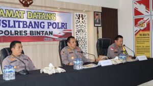Tim Puslitbang Polri Melakukan Penelitian Soal Pencegahan Teroris di Polres Bintan