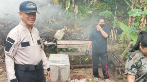 Polsek Tambelan dan Desa Kampung Hilir Antisipasi DBD dengan Aksi Bersih