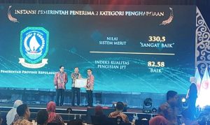 Pemprov Kepri Meraih Dua Penghargaan Sekaligus di Anugerah Meritokrasi 2023