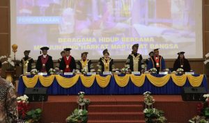 Gubernur Kepri Menghadiri Pengukuhan Prof Dr Soerya Respationo SH MH MM sebagai Guru Besar Uniba