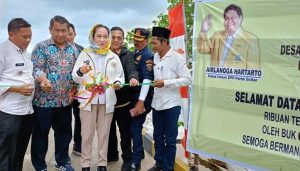 Dermaga Tambatan Perahu Desa Cemaga Selatan Diresmikan, Cen Sui Lan: Jika Terpilih, Fokus Dermaga Lagi
