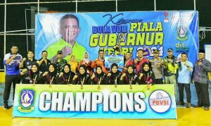 DTU.VC Menjuarai Kejuaraan Bola Voli Putri Piala Gubernur Kepri Zona Bintan