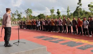 129 Pelajar SMA dan SMK Mengikuti Pelatihan Calon Siswa Anggota Polri, Begini Pesan Kapolres Bintan