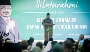 Menteri Agama RI Yaqut Cholil Meluncurkan Program Cambridge, MANPK dan Amtsilati di Kepulauan Riau