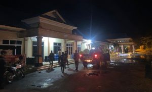 Malam Menjelang Pencoblosan, Gabungan TNI-Polri Patroli di Wilayah Bintan