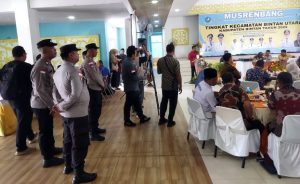 Pengamanan Super Ketat Jelang Pemilu, Polisi Pun Mengawal Musrenbang Kecamatan Bintan Utara