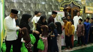 Nuzulul Quran, Polres Bintan Berbagi Rezeki kepada Anak Yatim Piatu