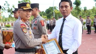 Maret 2024, Empat Personel Polres Bintan Menerima Penghargaan Polisi Teladan