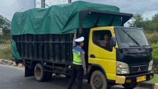 Operasi Keselamatan Seligi, Polres Bintan Tilang Truk ODOL