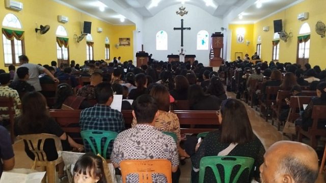 Peringatan Wafat Isa Almasih di Bintan, Gereja Dikawal Ketat