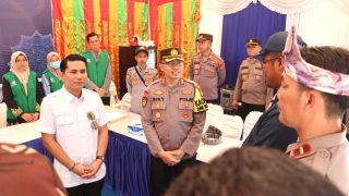 Kapolres Bintan dan Ahdi Muqsith Cek Pos Pengamanan Operasi Ketupat Seligi 2024