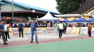 Roby Kurniawan Membuka Turnamen Voli Bupati Cup 2024, Pesertanya 25 Tim