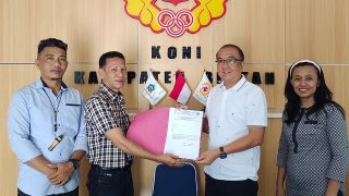 Dedi Sutanto Alias Apeng Maju Lagi, Ambil Formulir Pendaftaran Bakal Calon Ketua Umum KONI Bintan