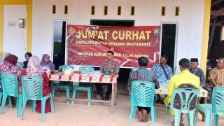 Jumat Curhat, Warga Bintan Buyu Mengadu Persoalan Aliran Listrik di Kawasan Hijau ke Polisi