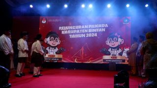 KPU Meluncurkan Pilkada Kabupaten Bintan Tahun 2024, Maskotnya Kekah Rami dan Kesi
