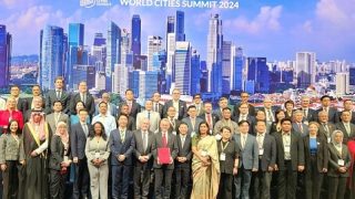 World Cities Summit 2024 Singapura, Roby Kurniawan Mengadakan Pertemuan Bilateral dengan Tan Kiat How