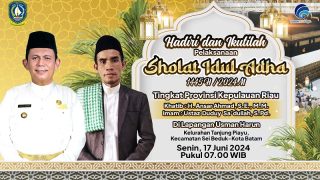 Salat Iduladha 1445 Hijriah, Ansar Ahmad Dijadwalkan Menjadi Khatib di Batam