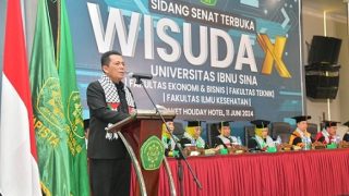 Pakai Sal Palestina, Ansar Ahmad Mengapresiasi Universitas Ibnu Sina Batam