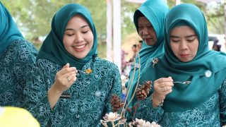 Toapaya Juara Lomba Memasak Menu Balita, Teluk Bintan Juara Umum