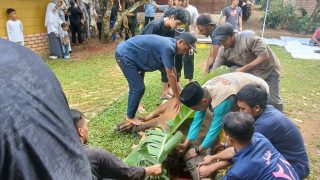 Foto Sekolah Islam De Green Camp Tanjungpinang Menyembelih Hewan Kurban Menyambi Beri Edukasi