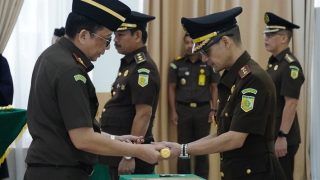 Andy Sasongko SH MHum Resmi Menggantikan I Wayan Eka sebagai Kajari Bintan