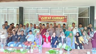 Jumat Curhat di Gunung Kijang, Warga Mengeluh Marka Jalan hingga Bekas Tambang Pasir