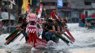 Saksikan Dragon Boat Race Pelantar 3 Tanjungpinang, Dibuka Ansar Ahmad