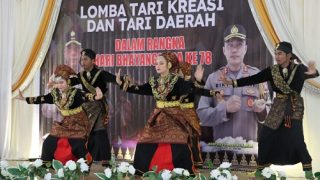 13 Sanggar Mengikuti Lomba Tari Kreasi Polres Bintan