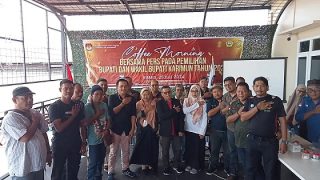 KPU Karimun Menggelar Coffe Morning Bersama Pers