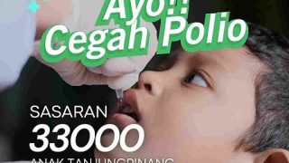 Ayo Ikuti PIN Polio di Tanjungpinang, Berikut Ini Jadwal dan Tempatnya