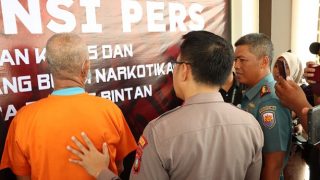 Kakek Berusia 73 Tahun Bawa Sabu dari Malaysia menuju Pulau Karas, Ditangkap Lanal Bintan