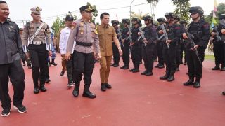 Ahdi Muqsith Hadiri Apel Gelar Pasukan OPS Mantap Praja Bintan 2024