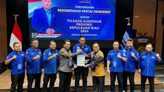 DPP Partai Demokrat Memberikan Rekomendasi kepada Ansar Ahmad untuk Pilgub Kepri