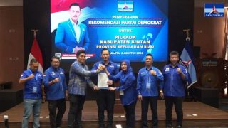 Ketum Partai Demokrat AHY Merekomendasikan Roby-Deby ke Pilkada Bintan, Tersisa PAN dan PDI Perjuangan