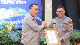 Di Jajaran Polda Kepri, Cuma Polres Bintan Menerima Penghargaan dari Kapolri