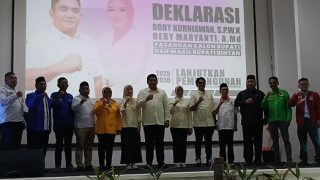 Deklarasi, 13 Partai Politik Siap Memenangkan Pasangan Roby-Deby di Pilkada Bintan