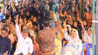 Kampanye Pilkada, Ansar Ahmad Menyerukan Pantun Almarhum H Muhammad Sani, Burung Kenek-kenek