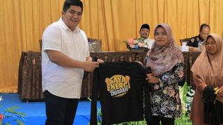 Bimtek Penggiat Desa, Sohib Bang Roby Mampu Membikin Baju Saya Energi Bintan