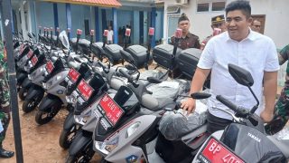 18 Sepeda Motor untuk Puskesmas, Roby Kurniawan: Dokter Bisa Langsung Mengobati Warga ke Pelosok
