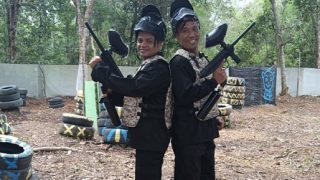 Main Perang-perangan di Paintball Water Grains Bintang Wisata Utama, Tarif Promonya Cuma Rp50 Ribu