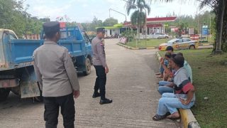 Liburan Panjang, Personel Polres Bintan Melakukan Patroli Nyambi Sosialisasi Nyoblos Saat Pilkada