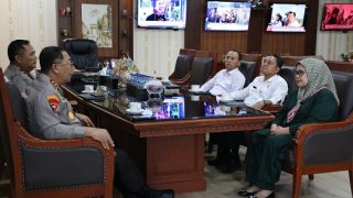 Plt Gubernur Kepri Bersilaturahmi dengan Kapolda Kepri dan Danrem untuk Mewujudkan Pilkada Damai