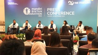Press Conference Mandiri Bintan Marathon 2024 di Jakarta, Pemkab Bintan Optimis Mendongkrak Kunjungan Wisman