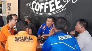 Satpolairud Polres Bintan dan Basarnas Tanjungpinang Bahas Rencana Kerja Menghadapi Angin Musim Utara