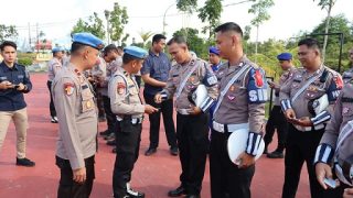 Bid Propam Polda Kepri Melakukan Razia Kedisiplinan Personel Polres Bintan