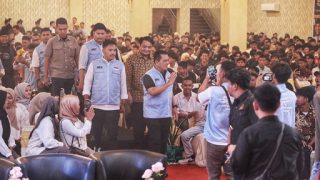 Ribuan Gen Z Kepri Menyerukan Ansar-Nyanyang Nomor Urut 1 Menang di Pilgub