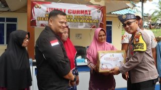 Kapolres Bintan Mengingatkan Cuaca Ekstrem kepada Nelayan Numbing