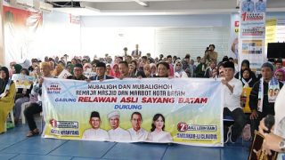 Ratusan Mubalig hingga Remaja Masjid Bergabung Mendukung Pasangan Ansar-Nyanyang di Pilgub Kepri