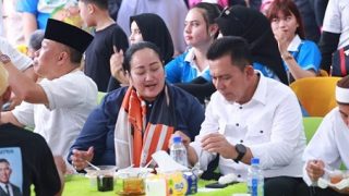 Riny Putri Bungsu HM Sani Mendampingi Ansar Ahmad Kampanye di Batam