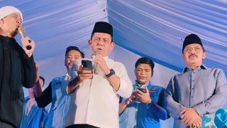 Ribuan Warga Menghadiri Kampanye Akbar Ansar Ahmad di Daik Lingga